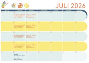 Kalender Juli 2027
